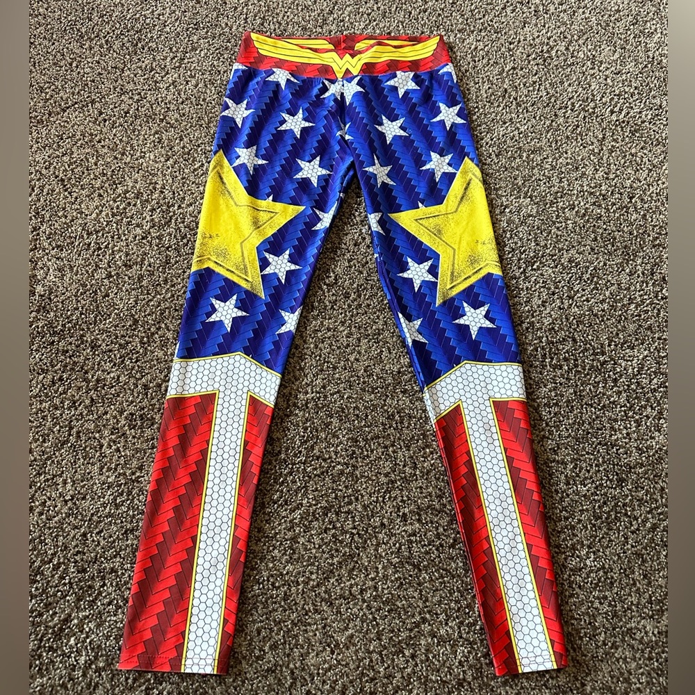 Wonder Woman Leggings Online Legging Store Sz Medium Halloween Workout DC comics